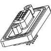 638-W15-221-012 D-Sub High Density Connectors