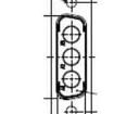 FM3W3S-K121 D-Sub Mixed Contact Connectors