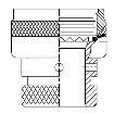 310HS001B19 Circular MIL Spec Strain Reliefs & Adapters