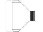 557-107M3-05CB D-Sub Backshells