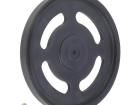 GMPW-B BLACK WHEEL Accessories for Robotics and RC