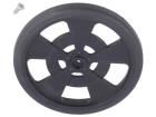 GMPW-B BLACK WHEEL WITH ENCODER STRIPES Robotics and Prototyping