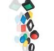 48-1-RB-G-BK-B Pushbutton Switches