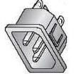 161-R301SN01-E AC Power Entry Modules