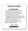 INLET.LABEL.50A electronic component of Marinco