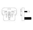 AC PLUG-UK2 electronic component of Mean Well