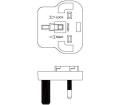 AC PLUG-UK2 Wall Mount AC Adapters