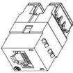 18197-0105 Modular Connectors / Ethernet Connectors