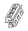 45740-0001 IEEE 1394 Connectors