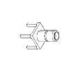 73100-0258 RF Connectors / Coaxial Connectors