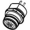 ERWD2U30 Circular Metric Connectors