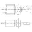 1055-TA1130B-EVX Toggle Switches