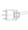 1055-TA2160B-EVX Toggle Switches