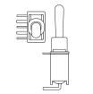 108-1AS3T1695-EVX Toggle Switches