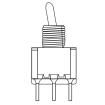 108-1MS3T2B3M2QE-EVX Toggle Switches