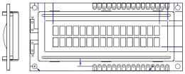 NHD-0216T2Z-FSY-YBW-P  Optoelectronics