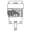 YB02VA004 Industrial Panel Mount Indicators / Switch Indicators