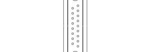 680M21WA4PL411 D-Sub Mixed Contact Connectors