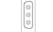 680M3W3203L411 D-Sub Mixed Contact Connectors