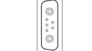 680M7W2203L411 D-Sub Mixed Contact Connectors