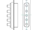681S5W5203L001 D-Sub Mixed Contact Connectors
