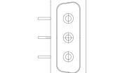 685M3W3103L461 D-Sub Mixed Contact Connectors