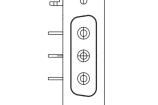 685M3W3203L461 D-Sub Mixed Contact Connectors