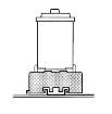 P2CF-11 electronic component of Omron