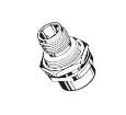 XS2M-D424-2 Circular Metric Connectors