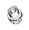 XS2P-D421-2 Circular Metric Connectors
