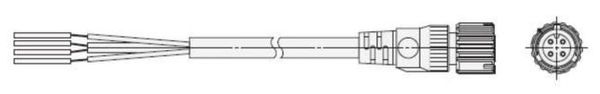 XS5F-D421-J80-A  Wire & Cable