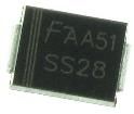 SS28 electronic component of ON Semiconductor