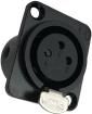 IO-XLR3-F-BK-JL  Connectors
