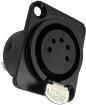 IO-XLR5-F-BK-JL  Connectors