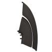 FRRASC12BL Wire Ducting & Raceways