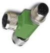 SAC-3P-M12T/2XM12 B PE  Connectors