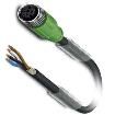 SAC-4P-10 0-PUR/M12FS SH D-Sub Micro-D Connectors