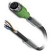 SAC-4P-20 0-PUR/M12FS SH Sensor Cables / Actuator Cables