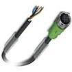 SAC-4P- 3 0-PVC/M12FS  Wire & Cable