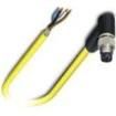 SAC-4P-M8MR/ 2 0-542 SH BK  Wire & Cable