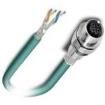 SACCEC-M12FSD-4CON-M16/1 0  Wire & Cable
