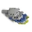 UP 4/ 1-L GNYE DIN Rail Terminal Blocks