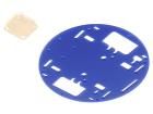ROBOT CHASSIS RRC01A SOLID BLUE  Robotics and Prototyping