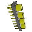 GRF1-J-P-04-E-ST-TH1 RF Connectors / Coaxial Connectors