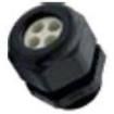 CD13N2-BK Cable Glands, Strain Reliefs & Cord Grips