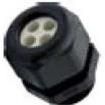 CD21N5-BK Cable Glands, Strain Reliefs & Cord Grips