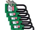 SFTY PADLOCK NYLON 38MM SHA GREEN 6/PAC PPE Safety Equipment / Lockout Tagout