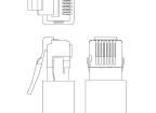 940-SP-360606-A151 Modular Connectors / Ethernet Connectors