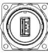 DCP-USBAB-SC USB Connectors