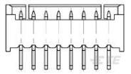 1.25WTBHDRDIP,L electronic component of TE Connectivity